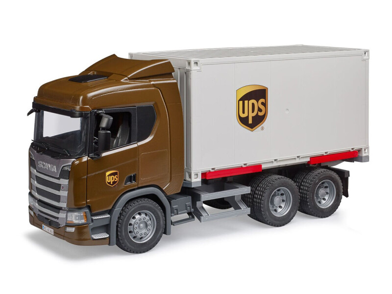 Bruder Scania Logistický vůz UPS s vysokozdvižným vozíkem 1:16